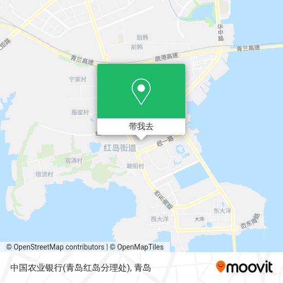 中国农业银行(青岛红岛分理处)地图