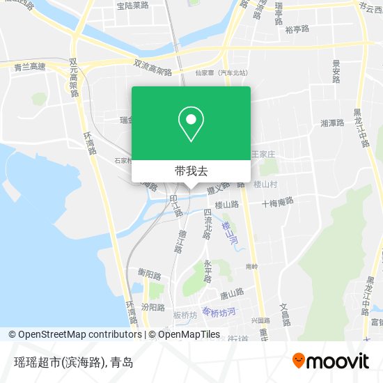 瑶瑶超市(滨海路)地图