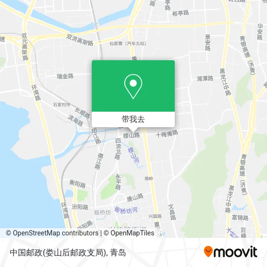 中国邮政(娄山后邮政支局)地图