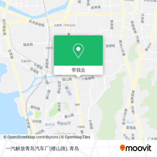 一汽解放青岛汽车厂(楼山路)地图