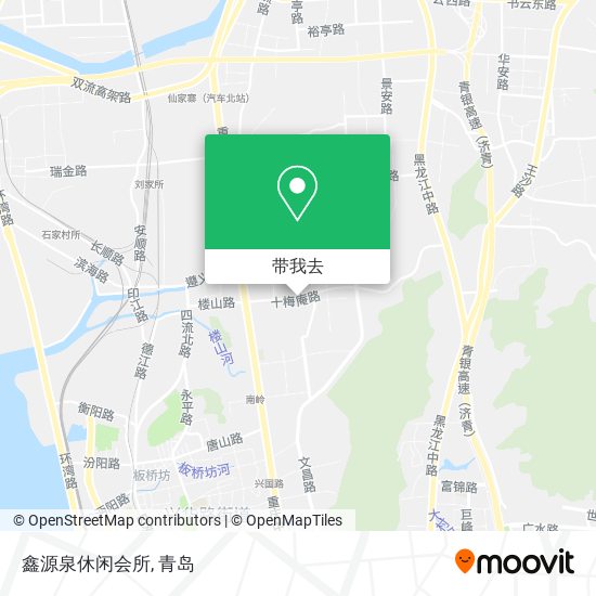 鑫源泉休闲会所地图