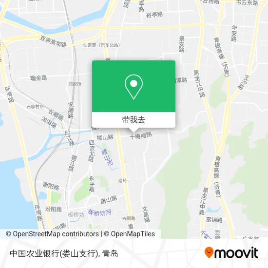 中国农业银行(娄山支行)地图