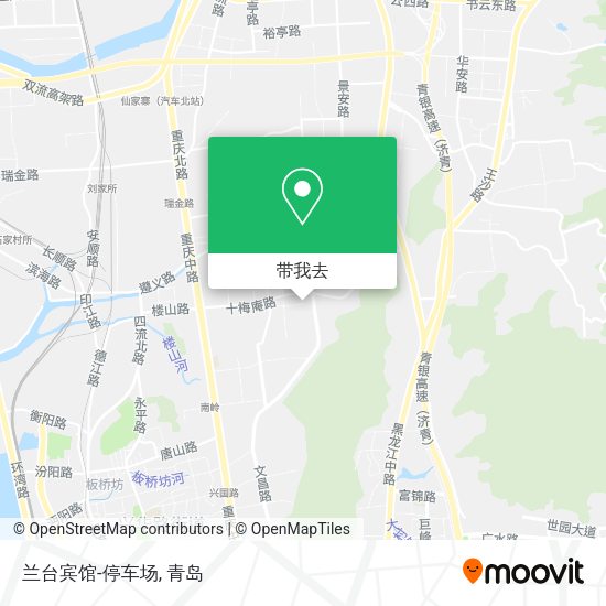 兰台宾馆-停车场地图