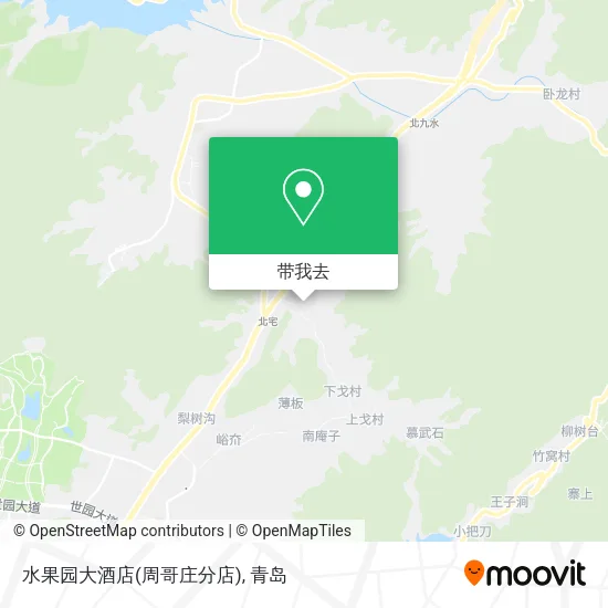 水果园大酒店(周哥庄分店)地图