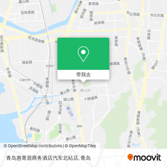 青岛惠青居商务酒店汽车北站店地图