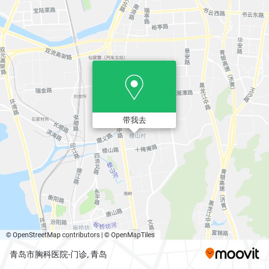 青岛市胸科医院-门诊地图