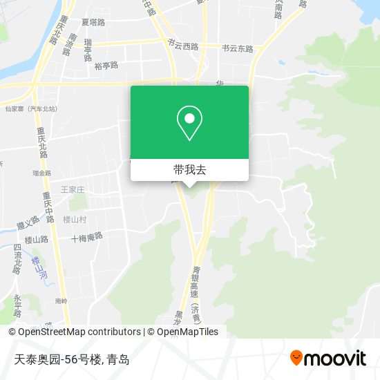 天泰奥园-56号楼地图