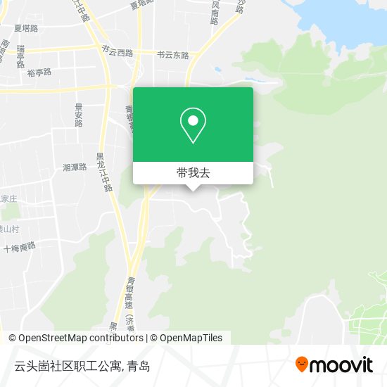 云头崮社区职工公寓地图