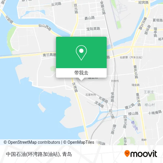 中国石油(环湾路加油站)地图