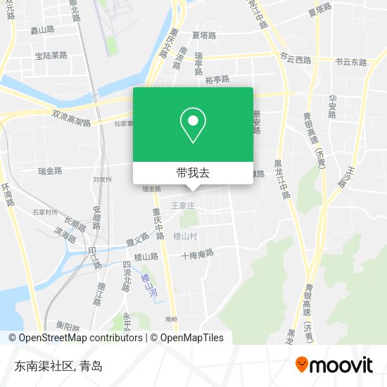 东南渠社区地图