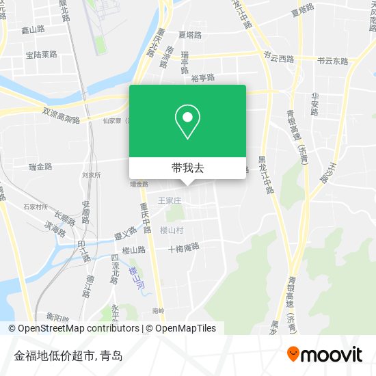 金福地低价超市地图