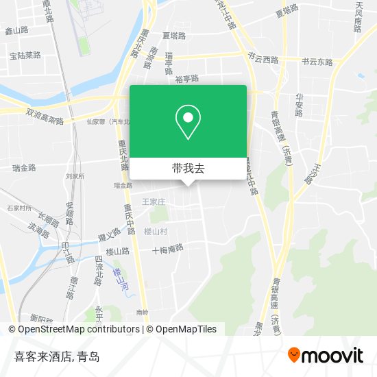 喜客来酒店地图