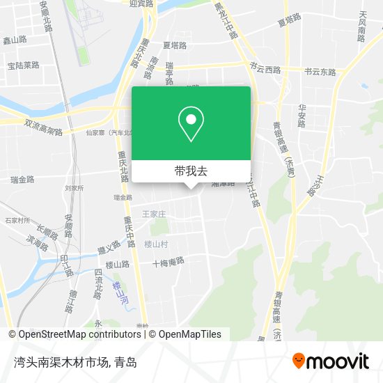 湾头南渠木材市场地图