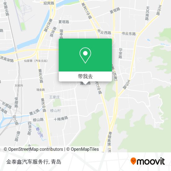 金泰鑫汽车服务行地图