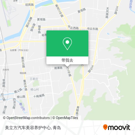 美立方汽车美容养护中心地图