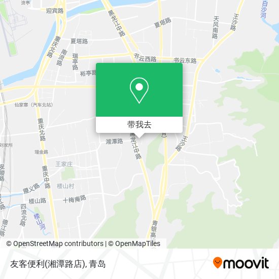 友客便利(湘潭路店)地图