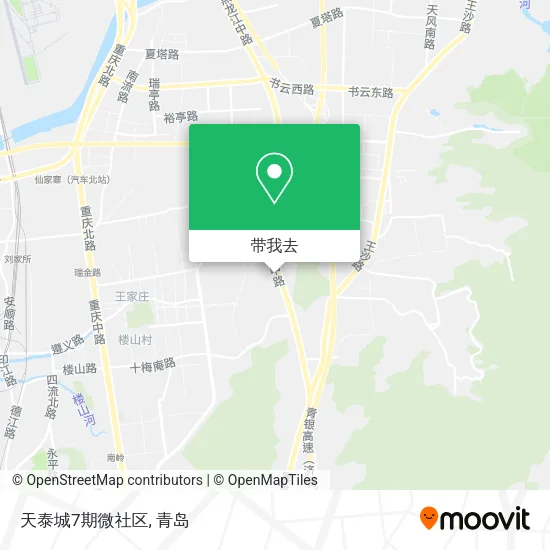 天泰城7期微社区地图
