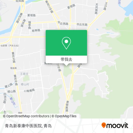 青岛新泰康中医医院地图