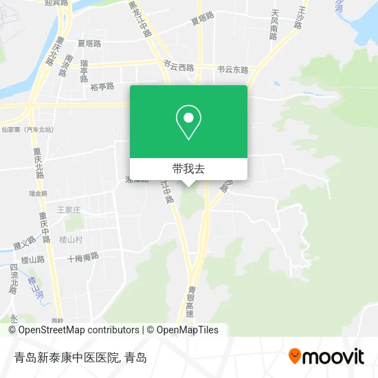 青岛新泰康中医医院地图