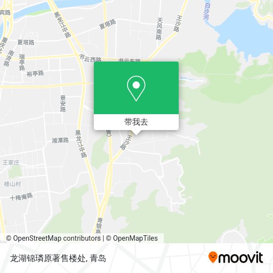 龙湖锦璘原著售楼处地图