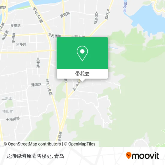 龙湖锦璘原著售楼处地图
