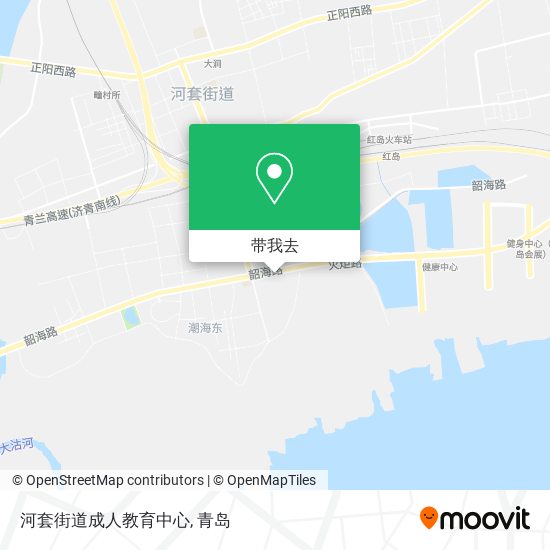 河套街道成人教育中心地图