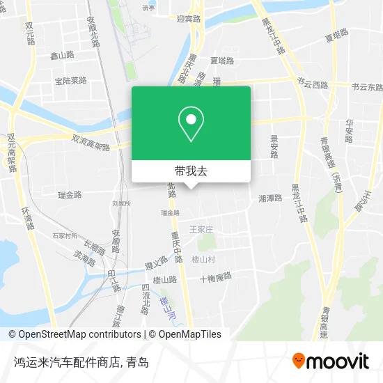 鸿运来汽车配件商店地图