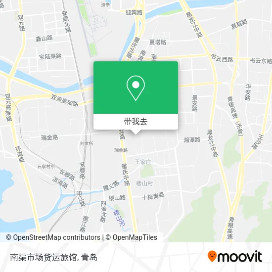 南渠市场货运旅馆地图