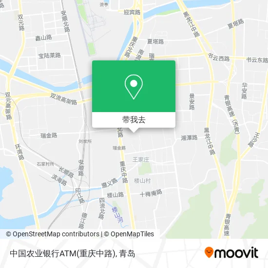 中国农业银行ATM(重庆中路)地图