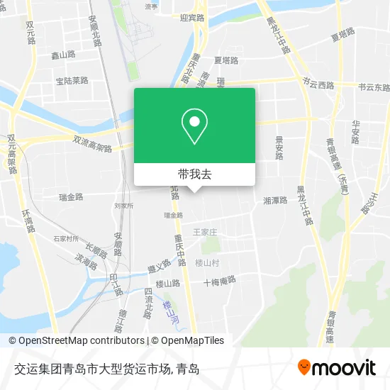交运集团青岛市大型货运市场地图