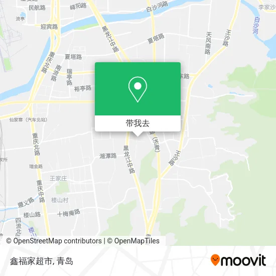 鑫福家超市地图