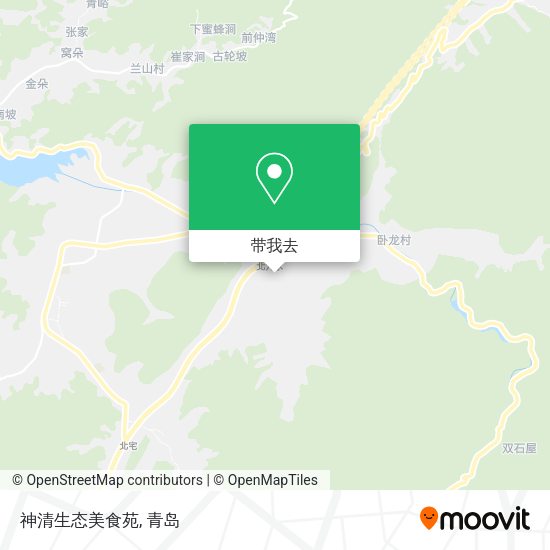 神清生态美食苑地图
