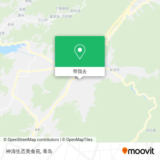 神清生态美食苑地图