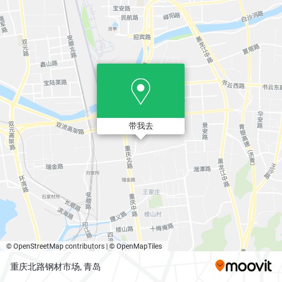 重庆北路钢材市场地图