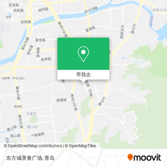 东方城美食广场地图