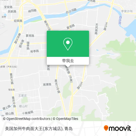 美国加州牛肉面大王(东方城店)地图