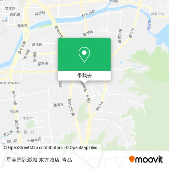 星美国际影城·东方城店地图