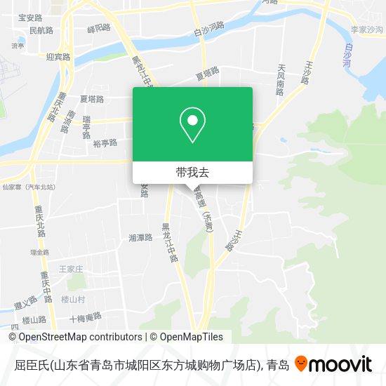 屈臣氏(山东省青岛市城阳区东方城购物广场店)地图