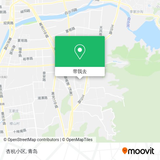 杏杭小区地图