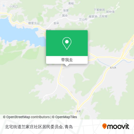 北宅街道兰家庄社区居民委员会地图
