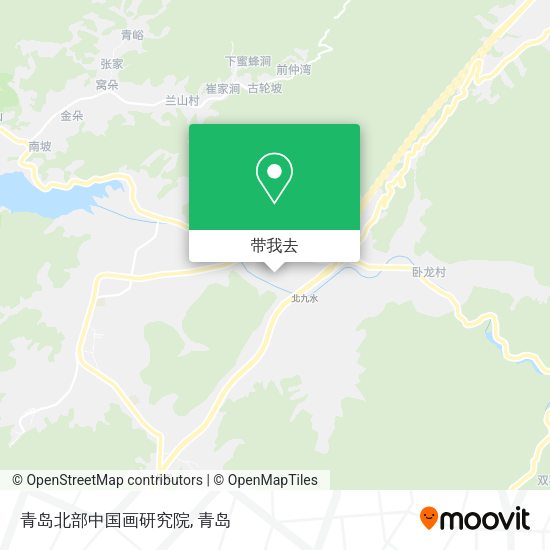 青岛北部中国画研究院地图