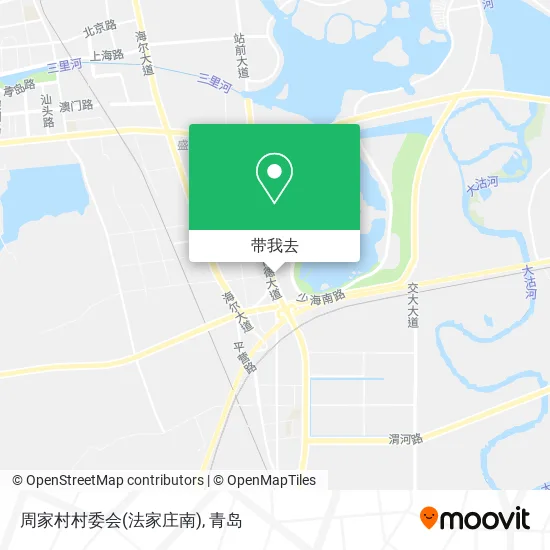 周家村村委会(法家庄南)地图