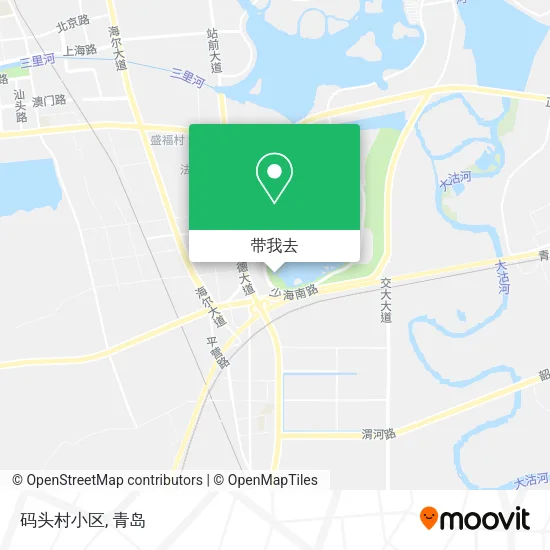 码头村小区地图