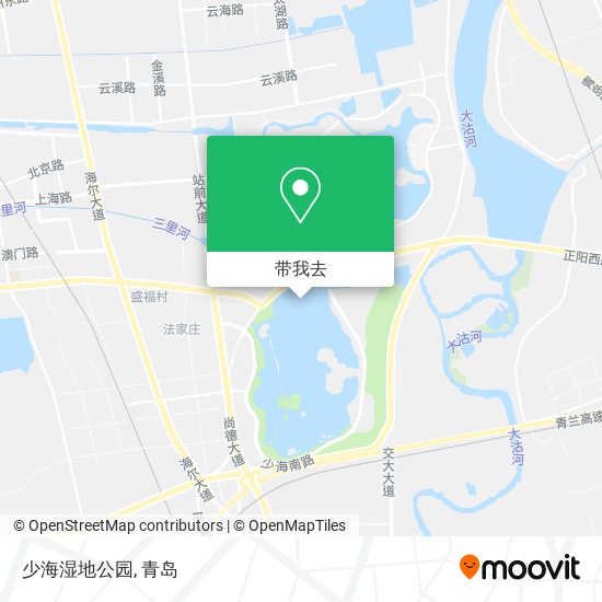 少海湿地公园地图