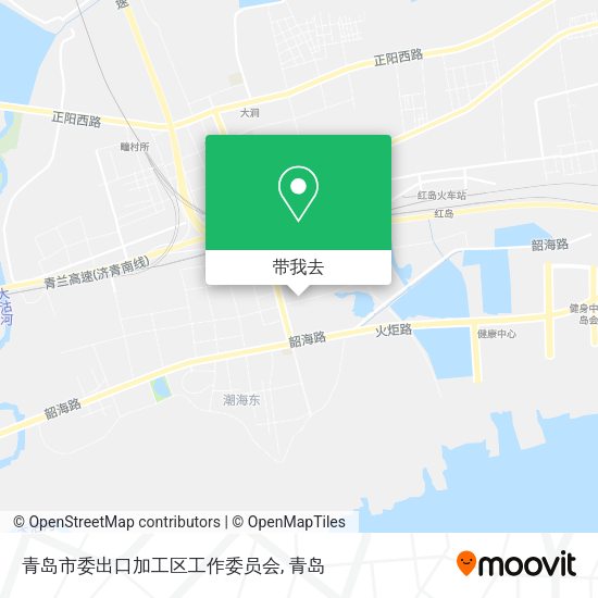 青岛市委出口加工区工作委员会地图