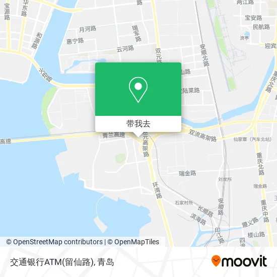 交通银行ATM(留仙路)地图