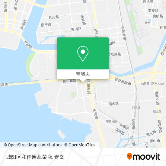 城阳区和佳园蔬菜店地图