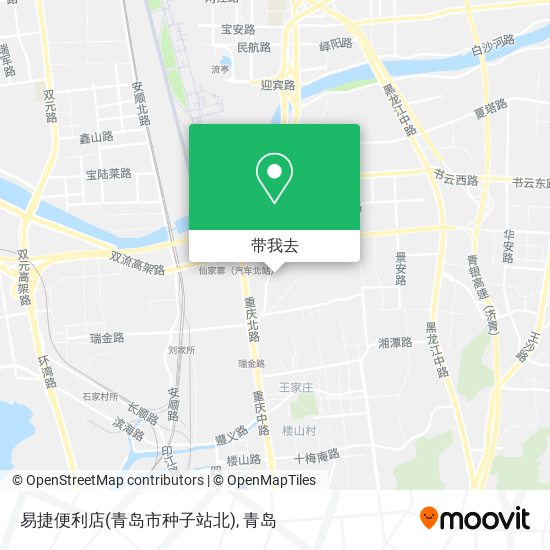 易捷便利店(青岛市种子站北)地图