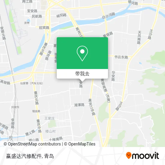 赢盛达汽修配件地图