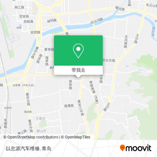 以忠源汽车维修地图